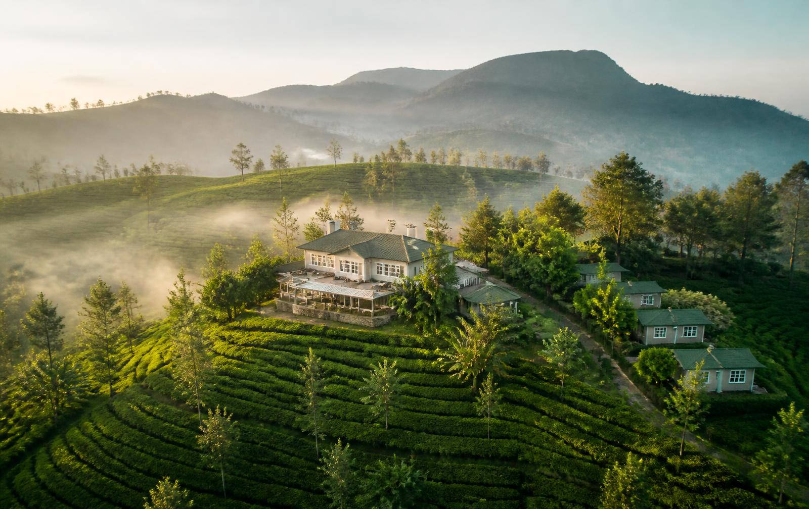 Boutique hotel among Sri Lanka's hill-country tea fields